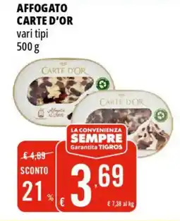 Tigros Affogato CARTE D'OR offerta