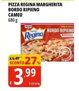 Tigros Pizza regina margherita bordo ripieno CAMEO offerta