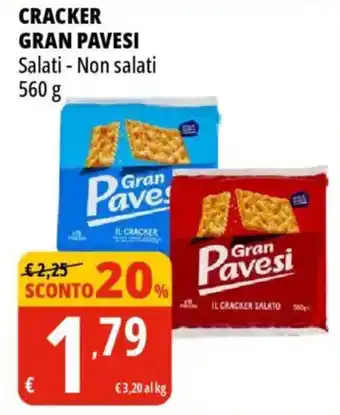 Tigros Cracker GRAN PAVESI offerta