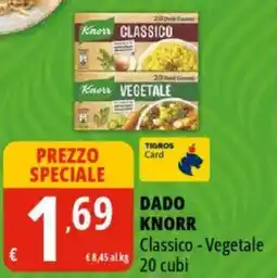 Tigros Dado KNORR Classico - Vegetale offerta
