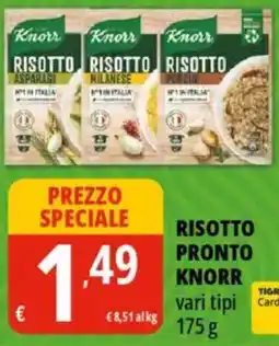 Tigros Risotto pronto KNORR offerta
