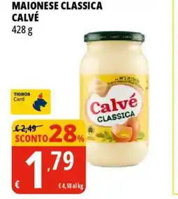 Tigros Maionese classica CALVÉ offerta