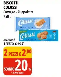 Tigros Biscotti COLUSSI offerta