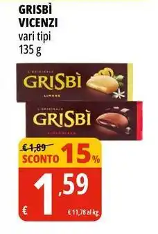 Tigros Grisbì VICENZI offerta