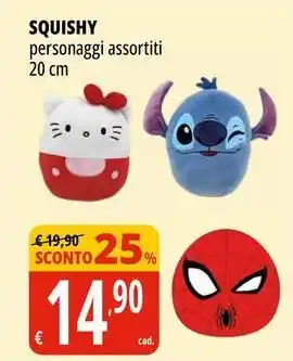 Tigros SQUISHY personaggi offerta