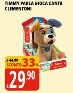 Tigros Timmy parla gioca canta CLEMENTONI offerta
