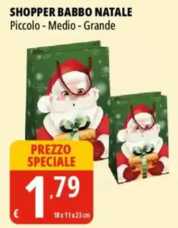 Tigros Shopper babbo natale offerta