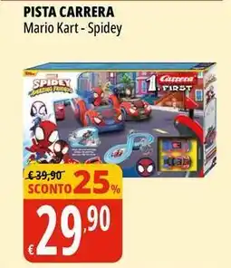 Tigros Pista carrera mario kart - spidey offerta