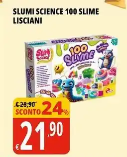 Tigros Slumi science 100 slime LISCIANI offerta
