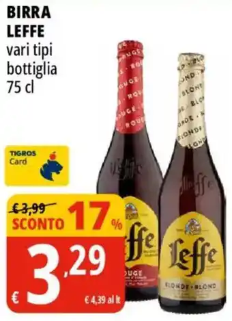 Tigros Birra LEFFE offerta