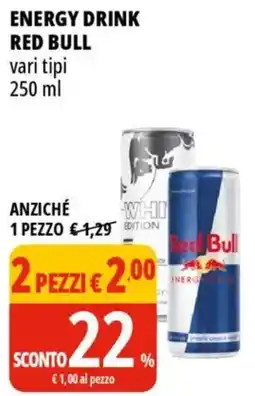 Tigros Energy drink RED BULL offerta