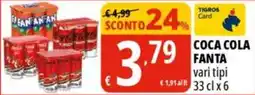 Tigros COCA COLA FANTA offerta