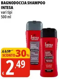 Tigros Bagnodoccia shampoo INTESA offerta