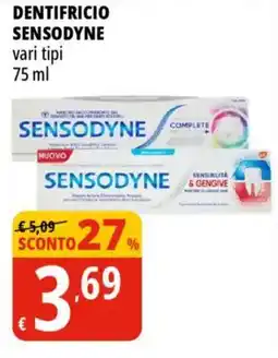 Tigros Dentifricio SENSODYNE offerta