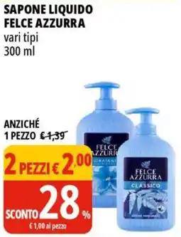 Tigros Sapone liquido FELCE AZZURRA offerta