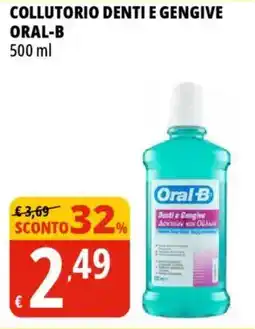 Tigros Collutorio denti e gengive ORAL-B offerta