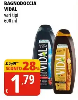 Tigros Bagnodoccia VIDAL offerta