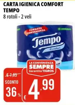 Tigros Carta igienica comfort TEMPO offerta