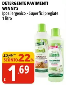 Tigros Detergente pavimenti WINNI'S offerta