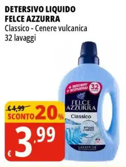 Tigros Detersivo liquido FELCE AZZURRA offerta