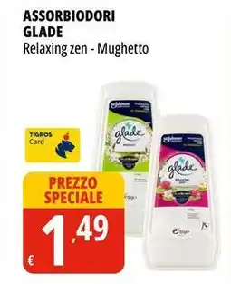 Tigros Assorbiodori GLADE offerta