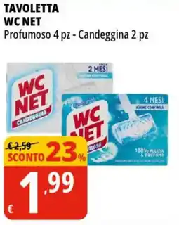 Tigros Tavoletta WC NET offerta