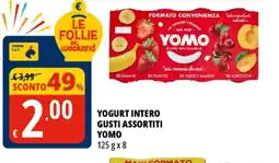 Tigros Yogurt intero YOMO offerta