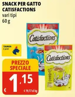 Tigros Snack per gatto CATISFACTIONS offerta