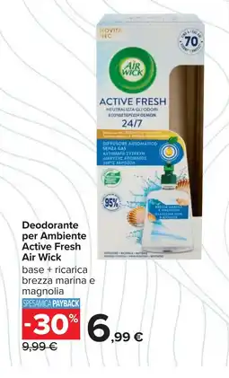 Carrefour Deodorante per Ambiente Active Fresh Air Wick offerta