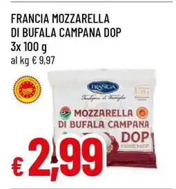 Famila FRANCIA MOZZARELLA DI BUFALA CAMPANA DOP offerta