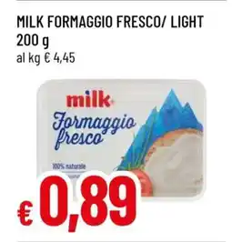 Famila MILK formaggio fresco light offerta