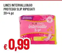 Famila LINES INTERVALLO&GO PROTEGGI SLIP RIPIEGATI offerta