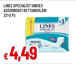Famila LINES SPECIALIST UNISEX ASSORBENTI RETTANGOLARI offerta