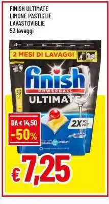 Famila FINISH ULTIMATE LIMONE PASTIGLIE LAVASTOVIGLIE offerta