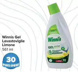 Carrefour Winnis Gel Lavastoviglie Limone offerta