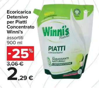 Ecoricarica Detersivo per Piatti Concentrato Winni's