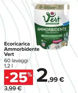 Carrefour Ecoricarica Ammorbidente Vert offerta