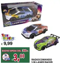 Il Gigante Radiocomando 1:18 laser racer offerta