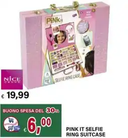Il Gigante Pink it selfie ring suitcase offerta