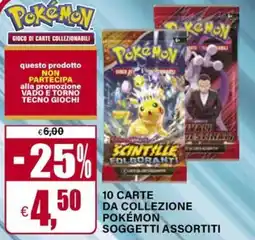 Il Gigante 10 carte da collezione pokémon soggetti assortiti offerta