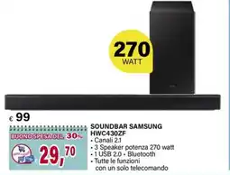 Il Gigante SOUNDBAR SAMSUNG HWC430ZF offerta