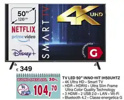 Il Gigante TV LED 50" INNO-HIT IH50UHTZ offerta