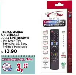 Il Gigante Telecomando universale jolly line ready 5 offerta