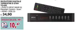 Il Gigante RICEVITORE DIGITALE TERRESTRE E-STAR T2-618 offerta