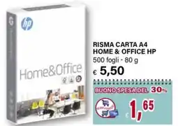 Il Gigante Risma carta A4 home & office hp offerta