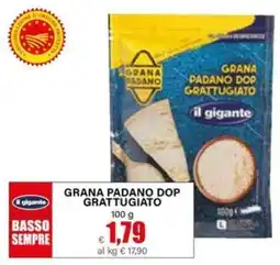 Il Gigante Il gigante grana padano dop grattugiato offerta