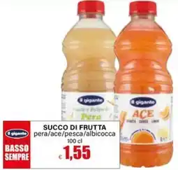 Il Gigante Il gigante succo di frutta gigante pera/ace/pesca/albicocca offerta