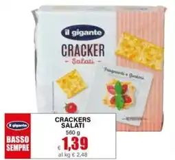 Il Gigante Il gigante crackers salati offerta