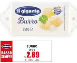 Il Gigante Il gigante burro offerta