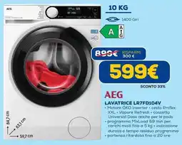 Euronics AEG LAVATRICE LR7FD104V offerta